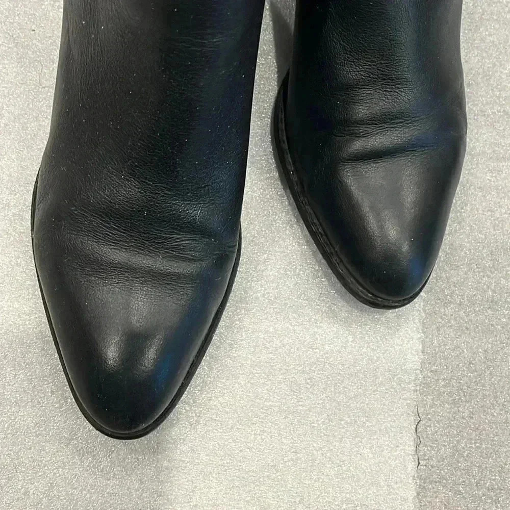 [38/7.5”]Alexander  Wang Kori Black Leather Chelsea Ankle Boots - Picture 5 of 10